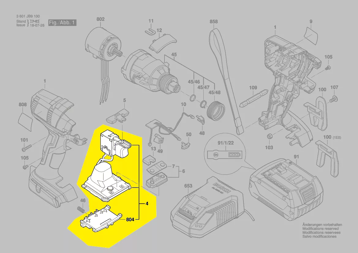 Module électronique réf. 1 607 233 470 BOSCH